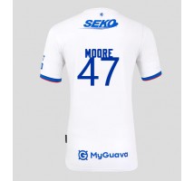 Rangers Mikey Moore #47 Koszulka Wyjazdowa 2025-26 Krótki Rękaw